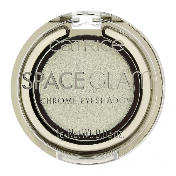 Тени для век `CATRICE` SPACE GLAM Chrome тон 010 Moonlight chrome